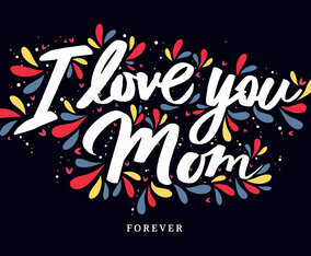Mom Tpography Vector Design