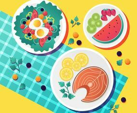 Healthy Food Vector