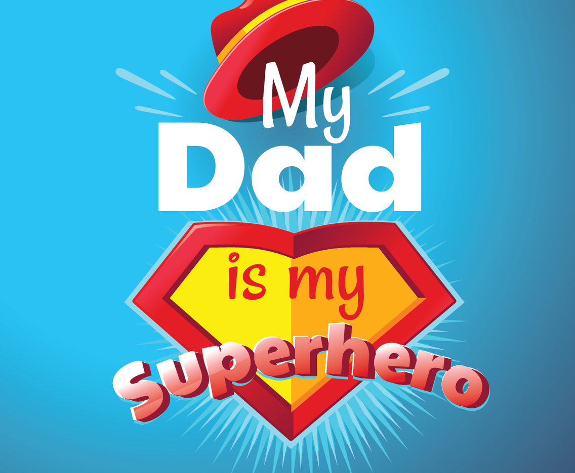 Happy father's day Lettering