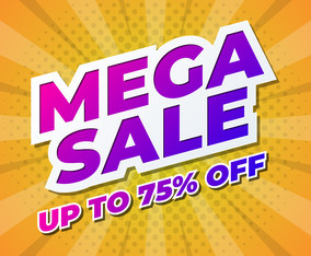 Mega Sale Promotion Banner Design