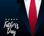 Happy Father's Day Necktie Illustration