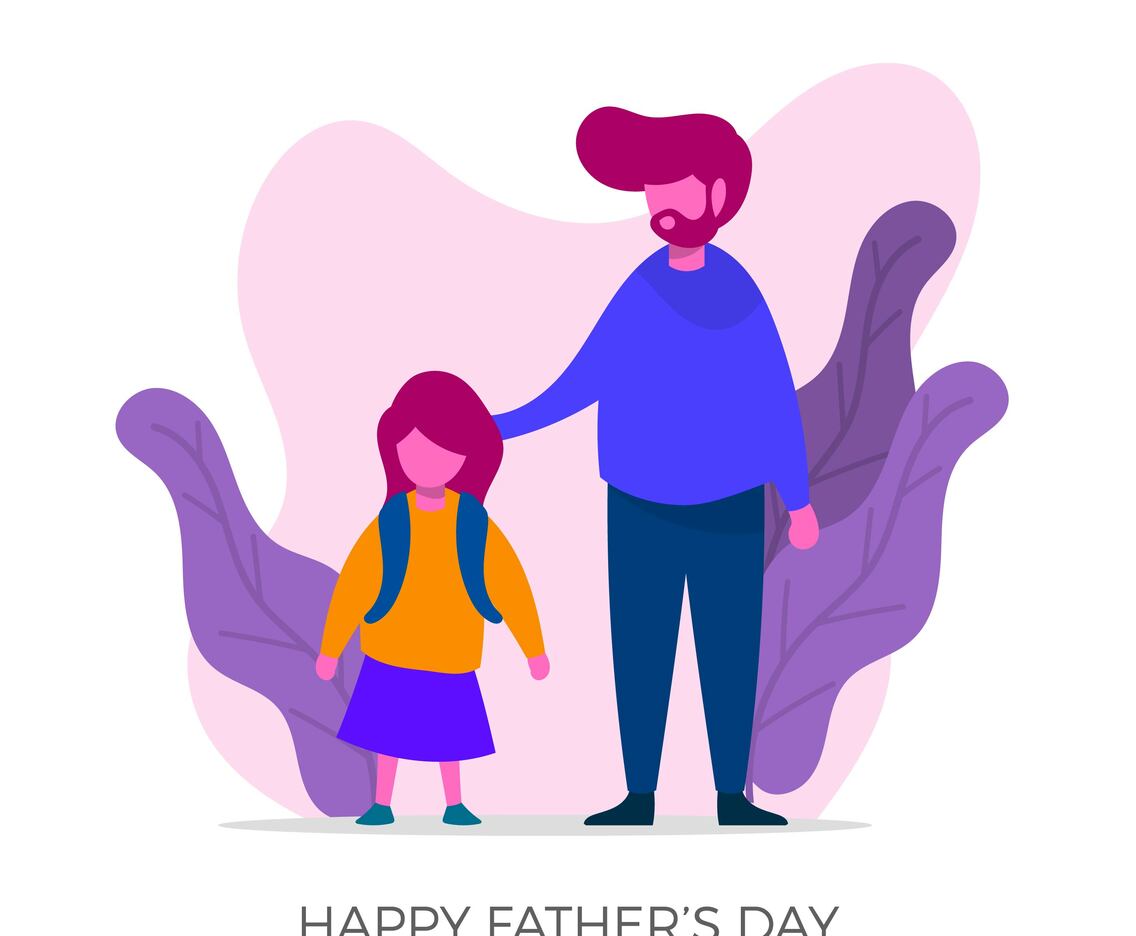 Day with His Child for Father's Day