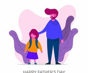 Day with His Child for Father's Day