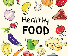 Healthy Food Vector Design