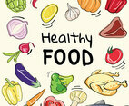 Healthy Food Vector Design