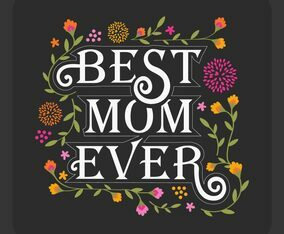 Mom Typography Vector