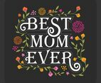 Mom Typography Vector