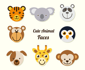 Cartoon Animal Faces