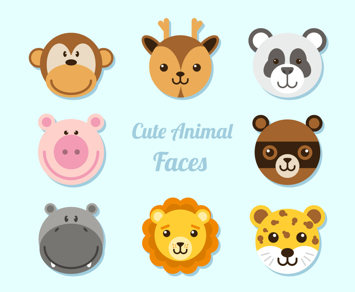 Animal Faces Collection