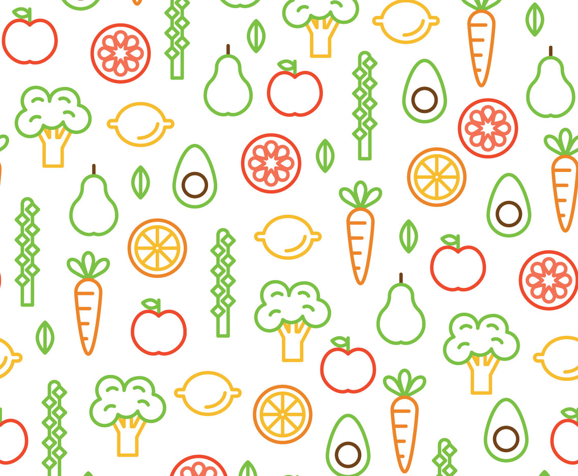 Colorful Food Pattern