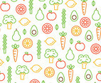 Colorful Food Pattern