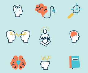 Doodled Mental Health Icons