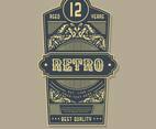 Retro Label Vector Collection