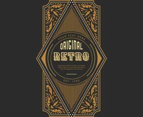 Retro Label Vector Collection