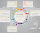 Circular Style Infographic Cooperate Goals