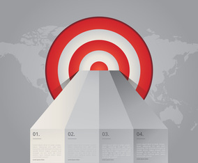 Cooperate Goals Infographic. Team Work Infographic.