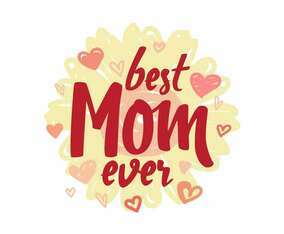 Mom handmade lettering