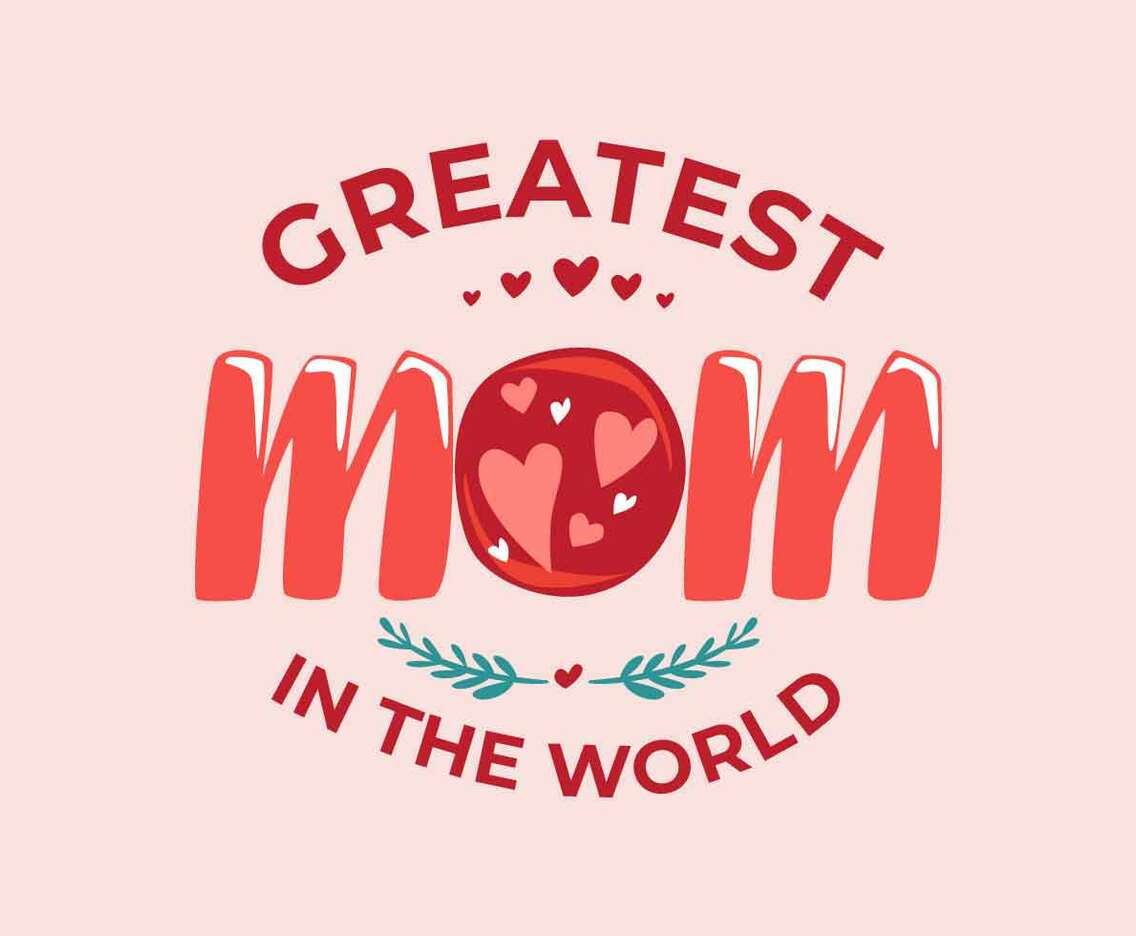 Mom Typography Vector Illustration