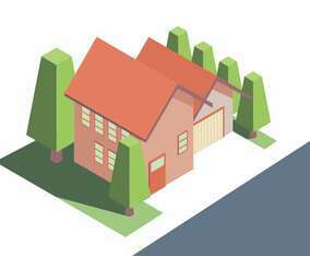 Isometric House Vector Illustration