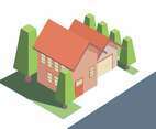 Isometric House Vector Illustration