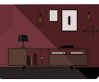 Vector Livingroom Illustration