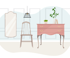 Vector Livingroom Illustration