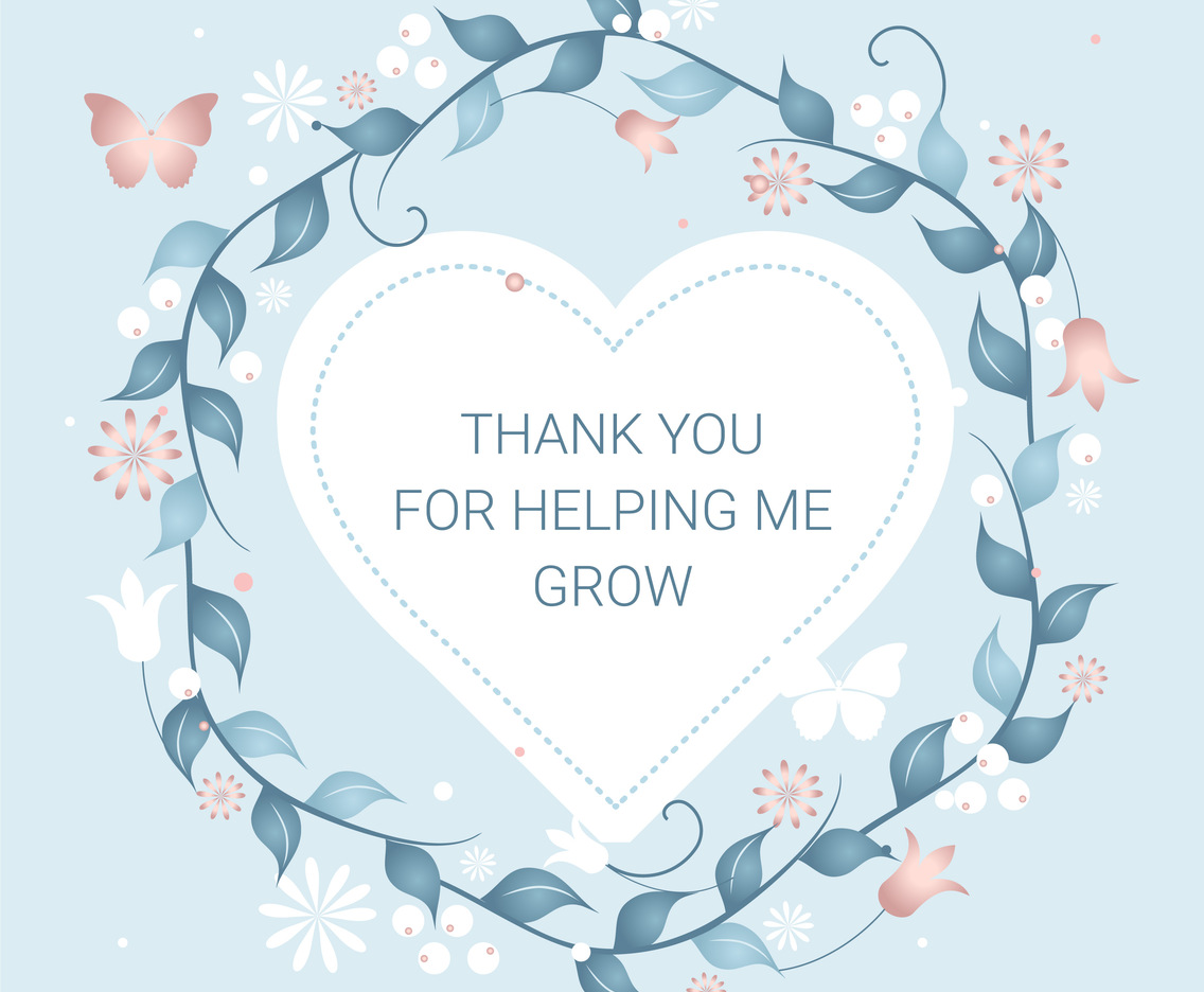 Vector Mother's Day Greeting Card