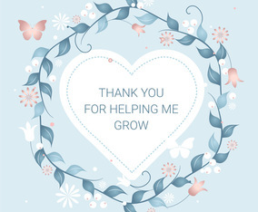 Vector Mother's Day Greeting Card