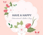 Vector Mother's Day Greeting Card