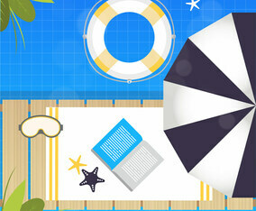 Vector Summertime Illustration