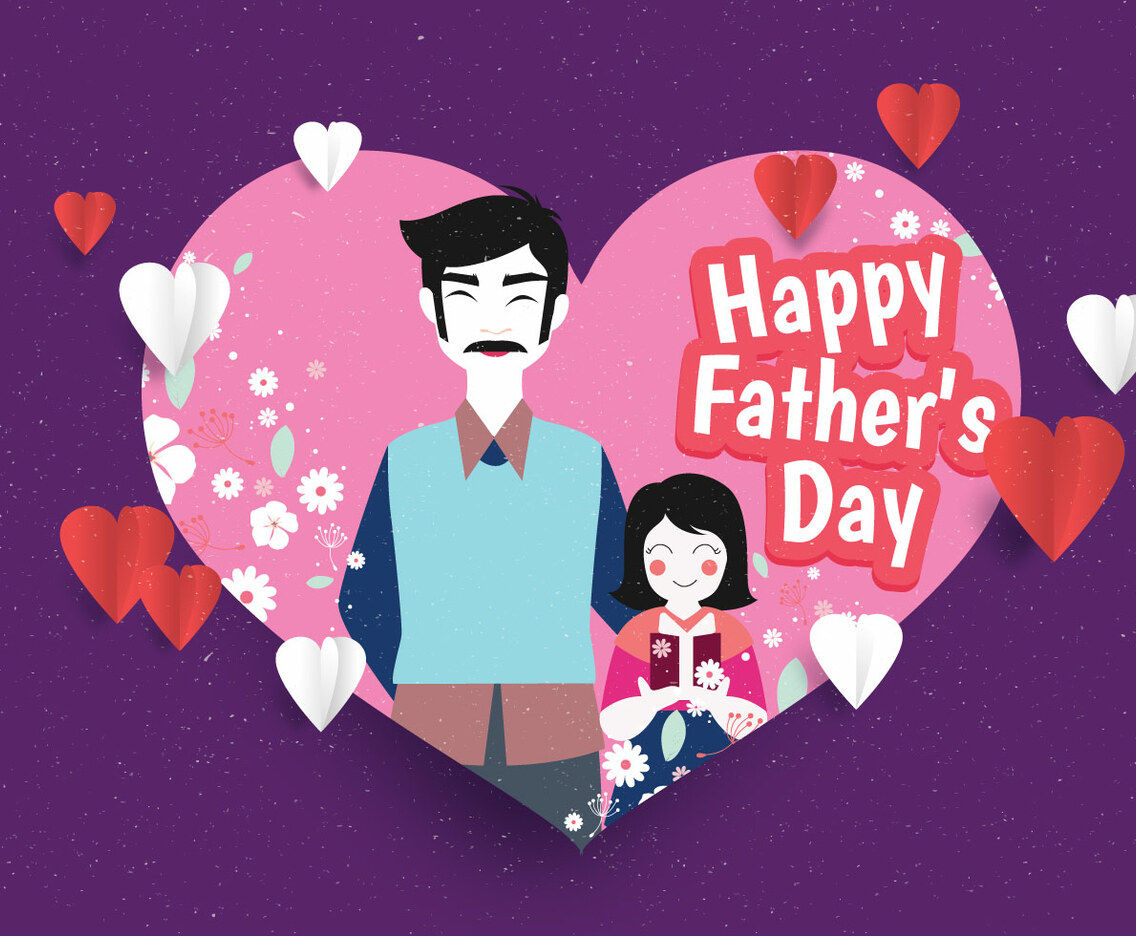 Happy Father's Day Vector