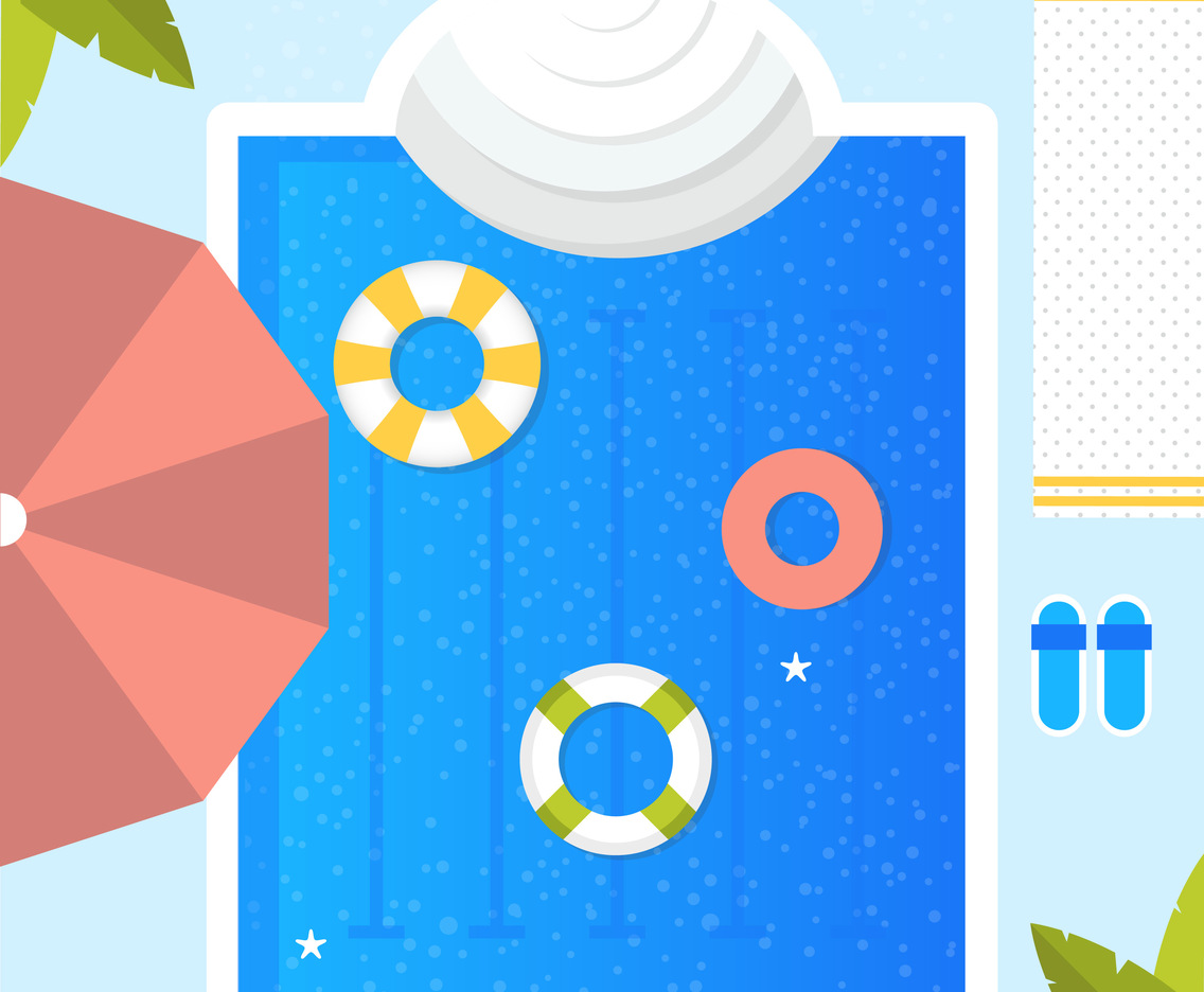 Vector Summertime Illustration