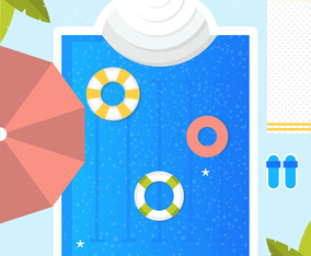 Vector Summertime Illustration