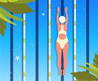 Vector Swimmingpool Illustration