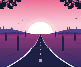 Vector Landscape illustration