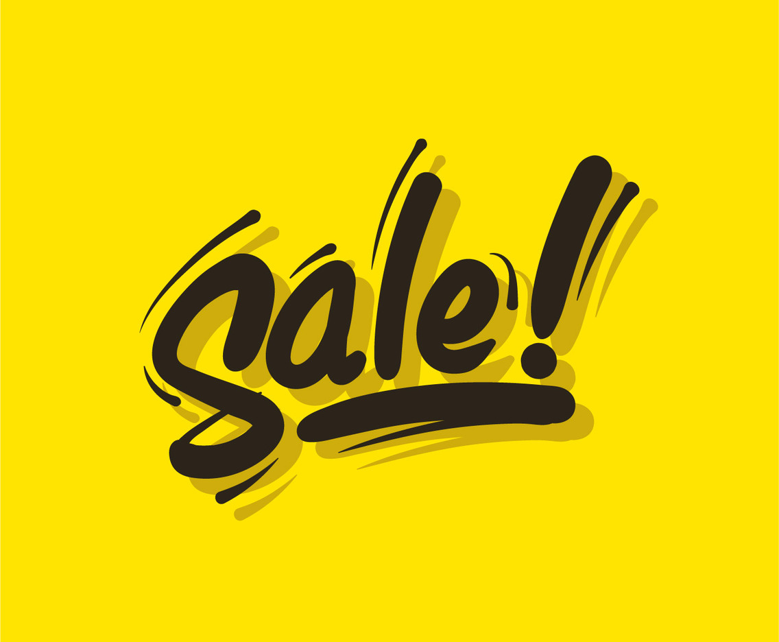 sale typography