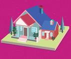 Isometric House Vector