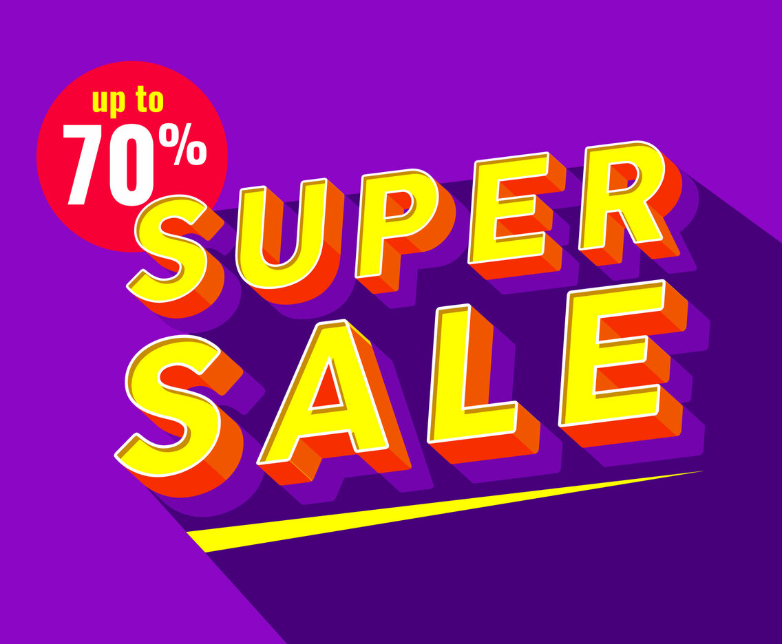 Super Sale Typography