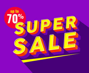 Super Sale Typography