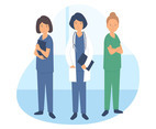 Female Healthcare Characters Set