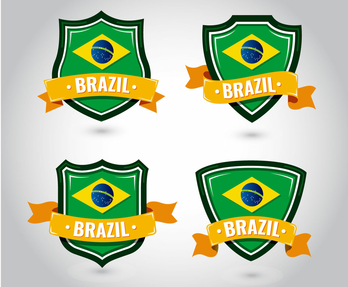 Brasil Flag Badge