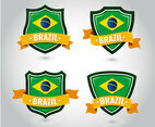 Brasil Flag Badge