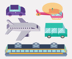 Transportation Clipart Set