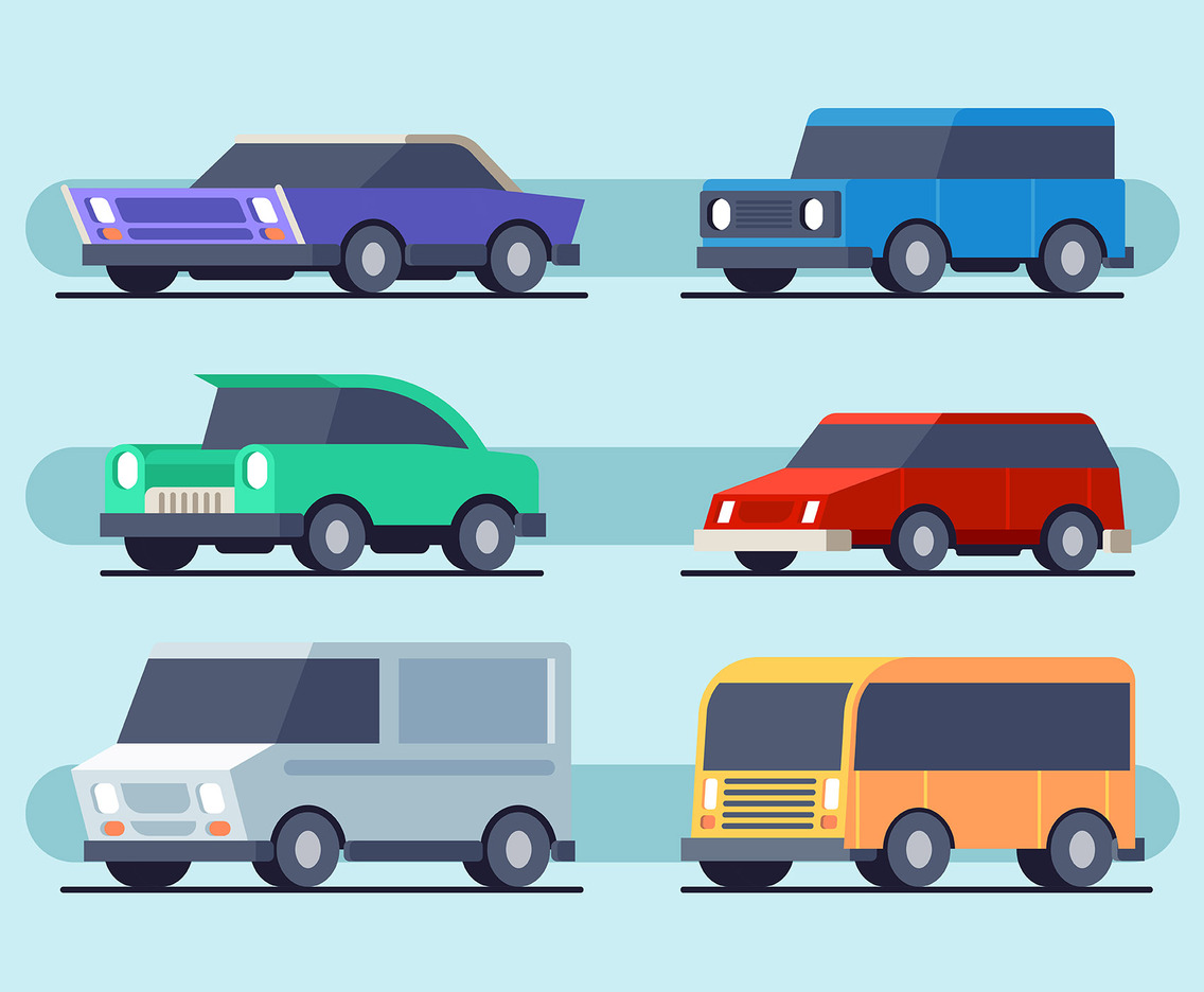 Transportation Clipart Set