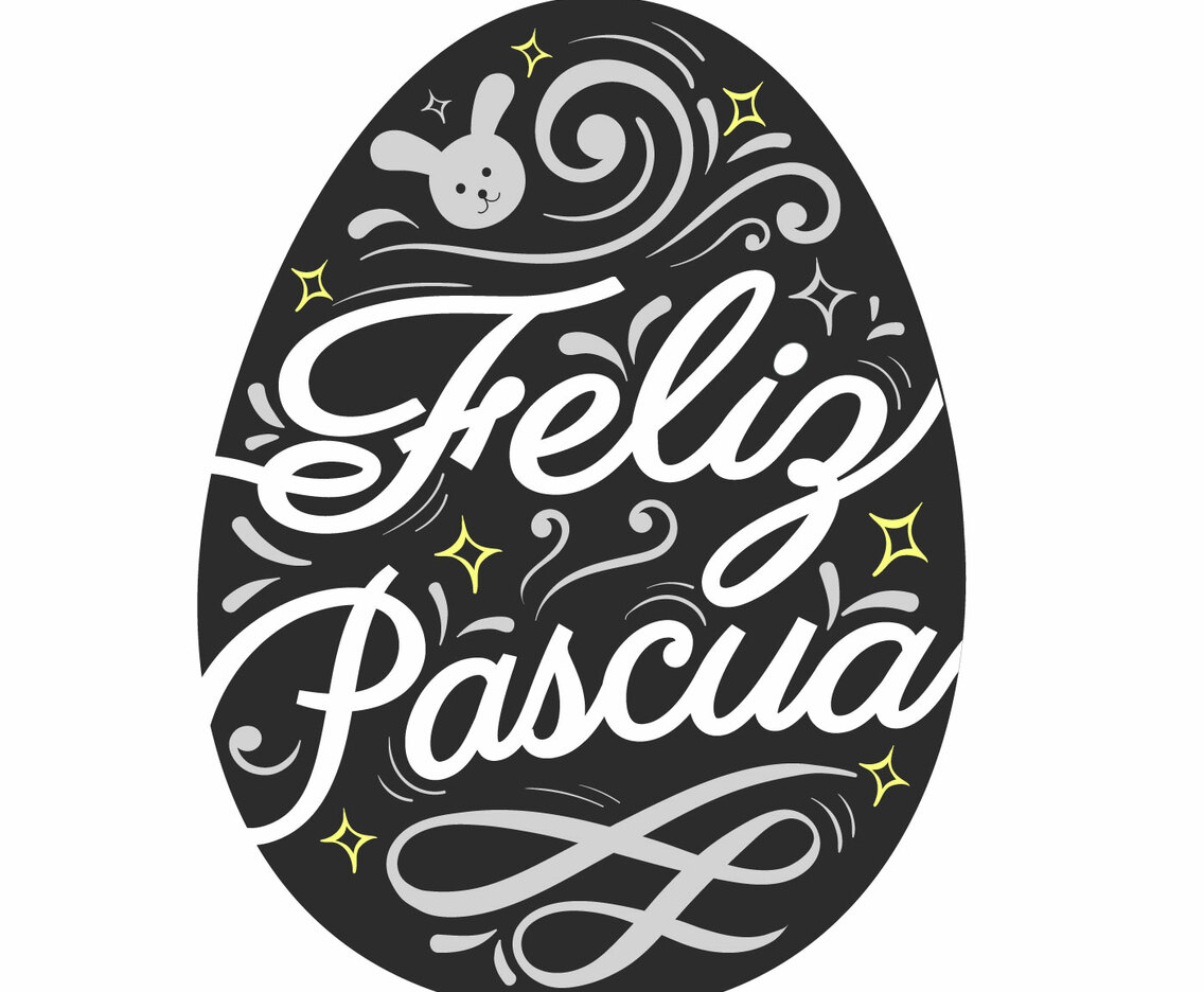 Feliz Pascua Typography