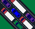 Vehicles Transportations Top View