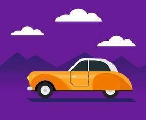 Retro Car Vector