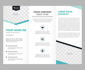 Professional Brochure Vector Template