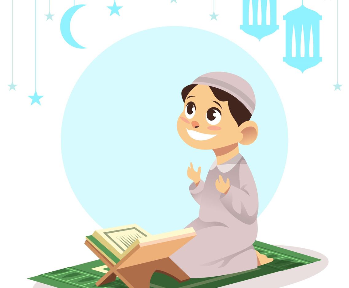 Muslim Child Praying