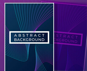 Vector Poster Abstract Free abstract poster design - Vector Art